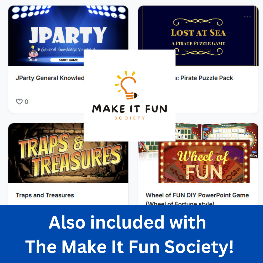 Also included in The Make It Fun Society! (text)