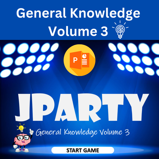 JParty PowerPoint Game - General Knowledge Volume 3
