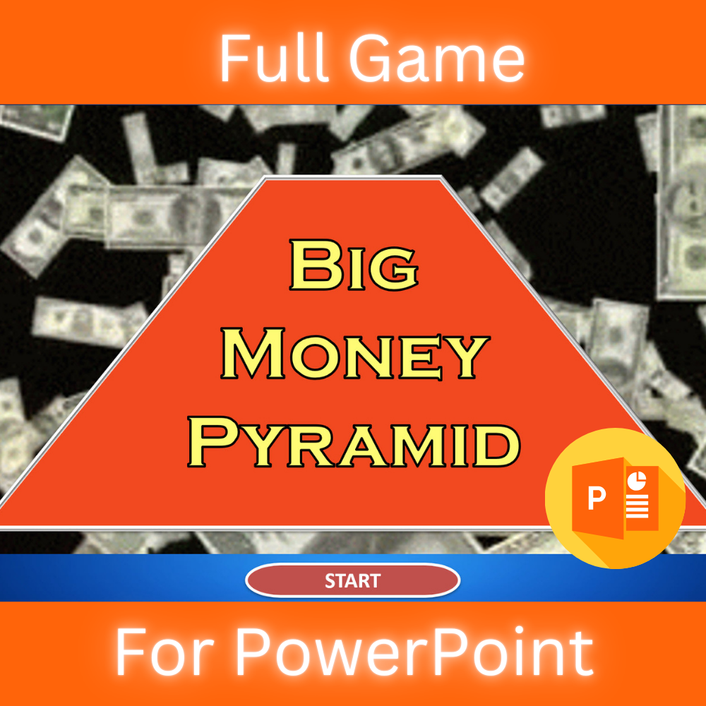 Big Money Pyramid: Ready-to-Play $100K Pyramid PowerPoint Game