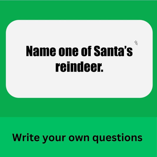 Christmas Feud DIY Version