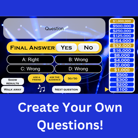 Who Wants to Get RICH?: Millionaire-Style PowerPoint Template