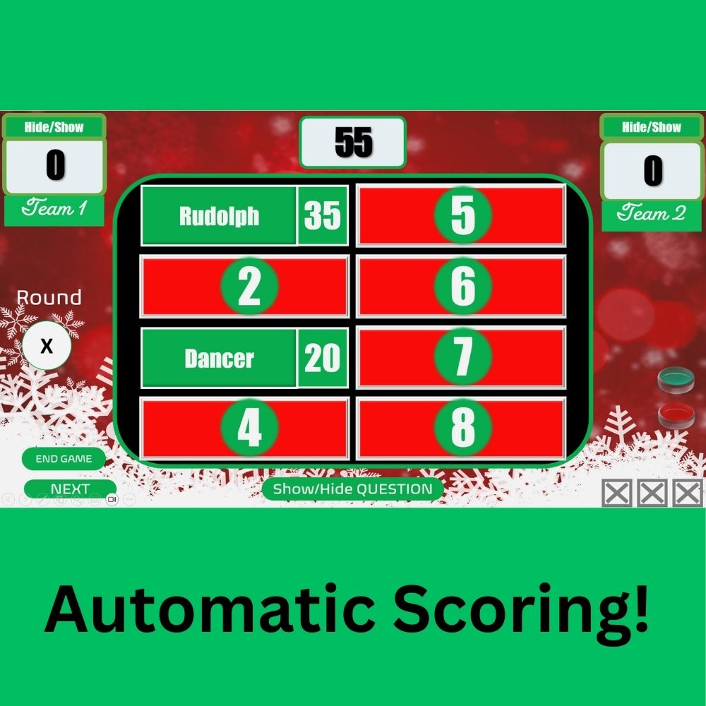 Christmas Feud DIY Version