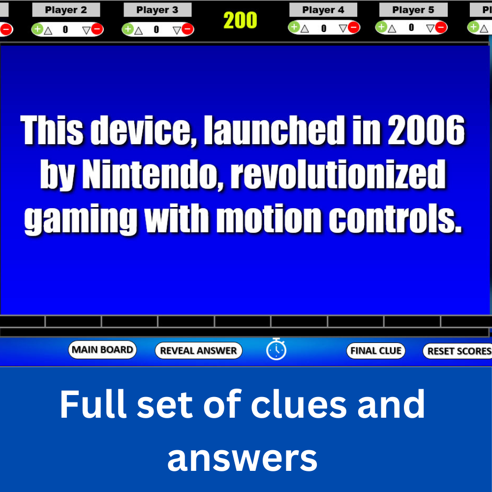 JParty PowerPoint Game - General Knowledge Volume 2