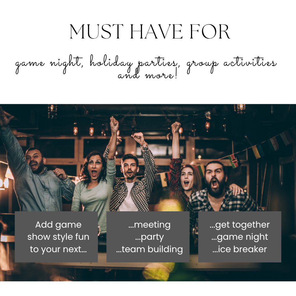 Christmas Games Bundle: Family Feud & Jeopardy PowerPoint Games
