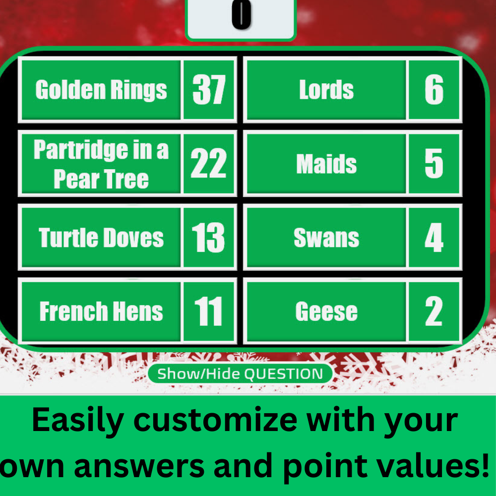 Christmas Feud - FULL GAME