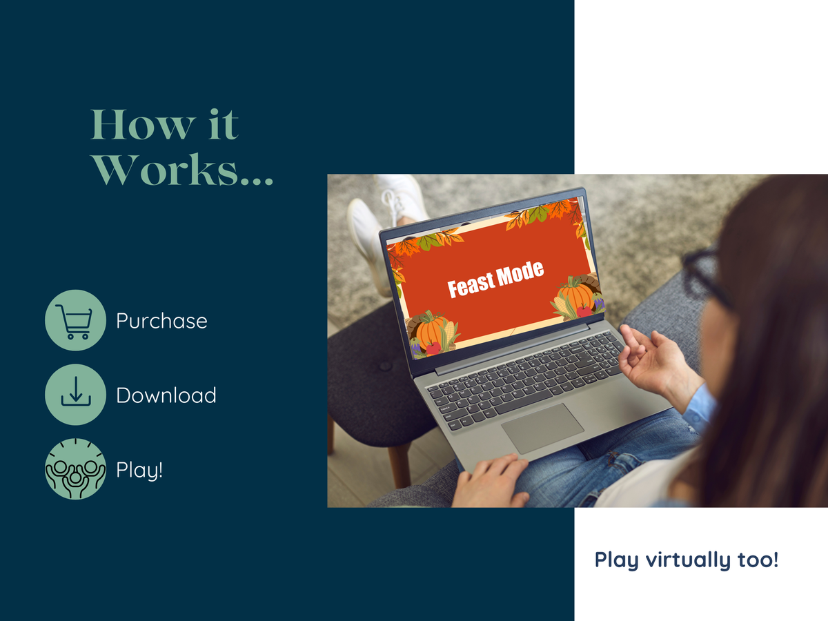 Thanksgiving Games Bundle: Family Feud & Jeopardy PowerPoint Games