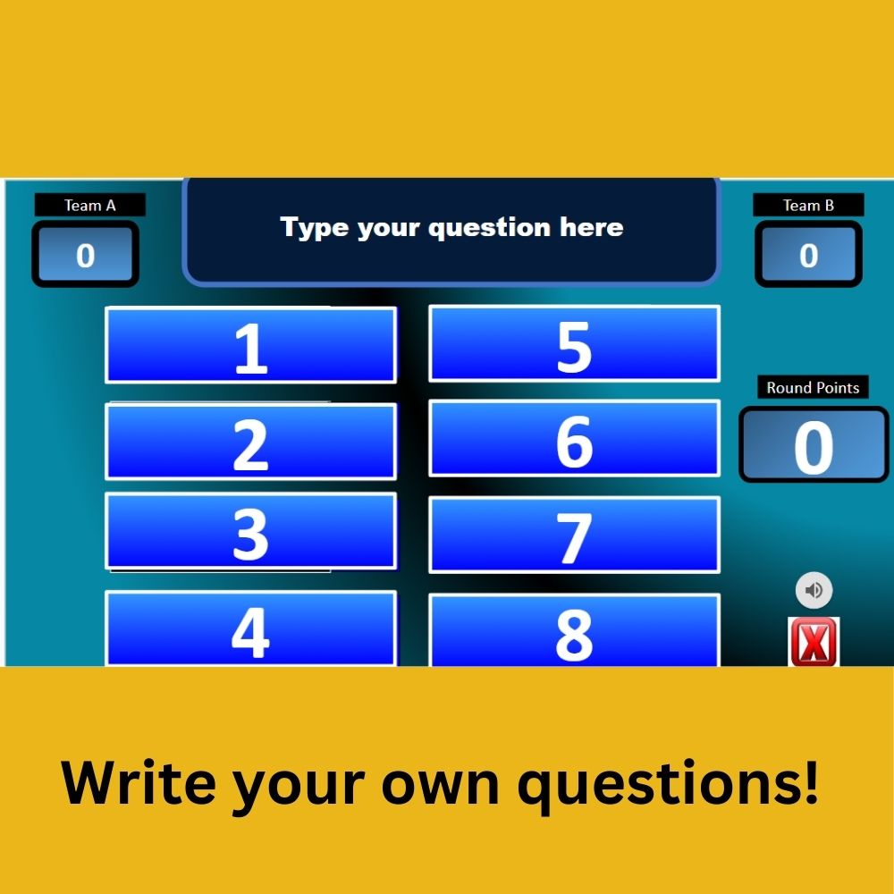 Friendly Feud for GOOGLE SLIDES