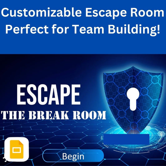 Escape The Break Room - Customizable Escape Room for Google Slides