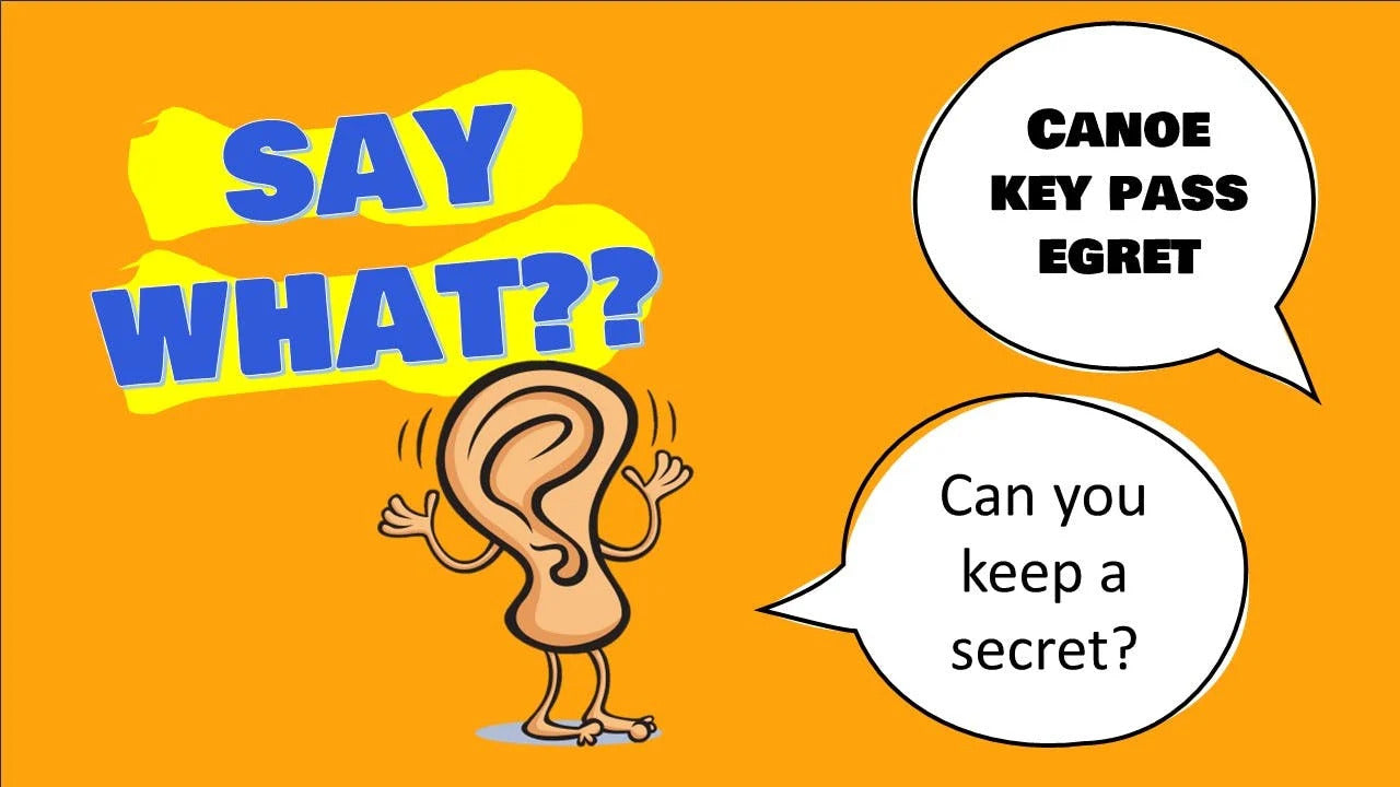 SAY WHAT? "Mad Gab" Style Gibberish Game Volume 1
