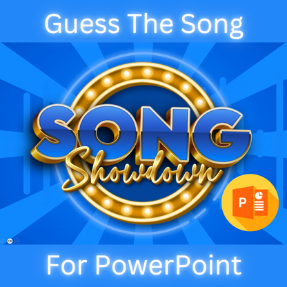 Song Showdown: Guess the Song Music Game for PowerPoint (2 Versions Included)