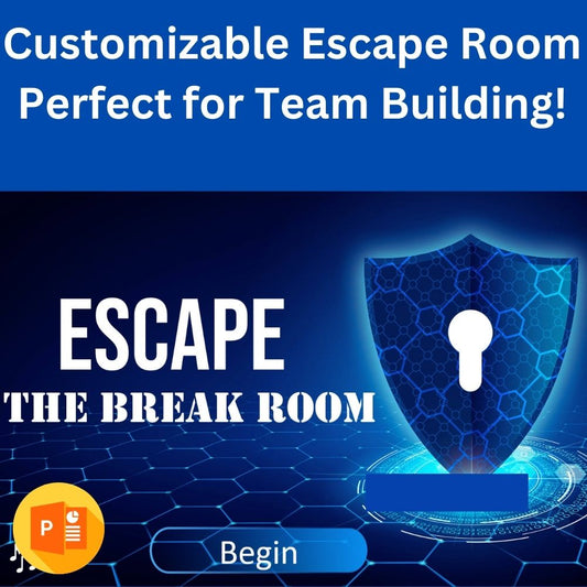 Escape The Break Room - Customizable Escape Room for PowerPoint