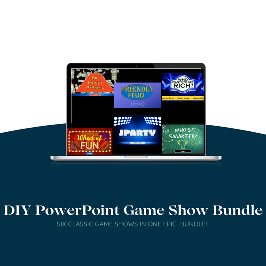 DIY PowerPoint Game Show Bundle – 6 Editable Templates