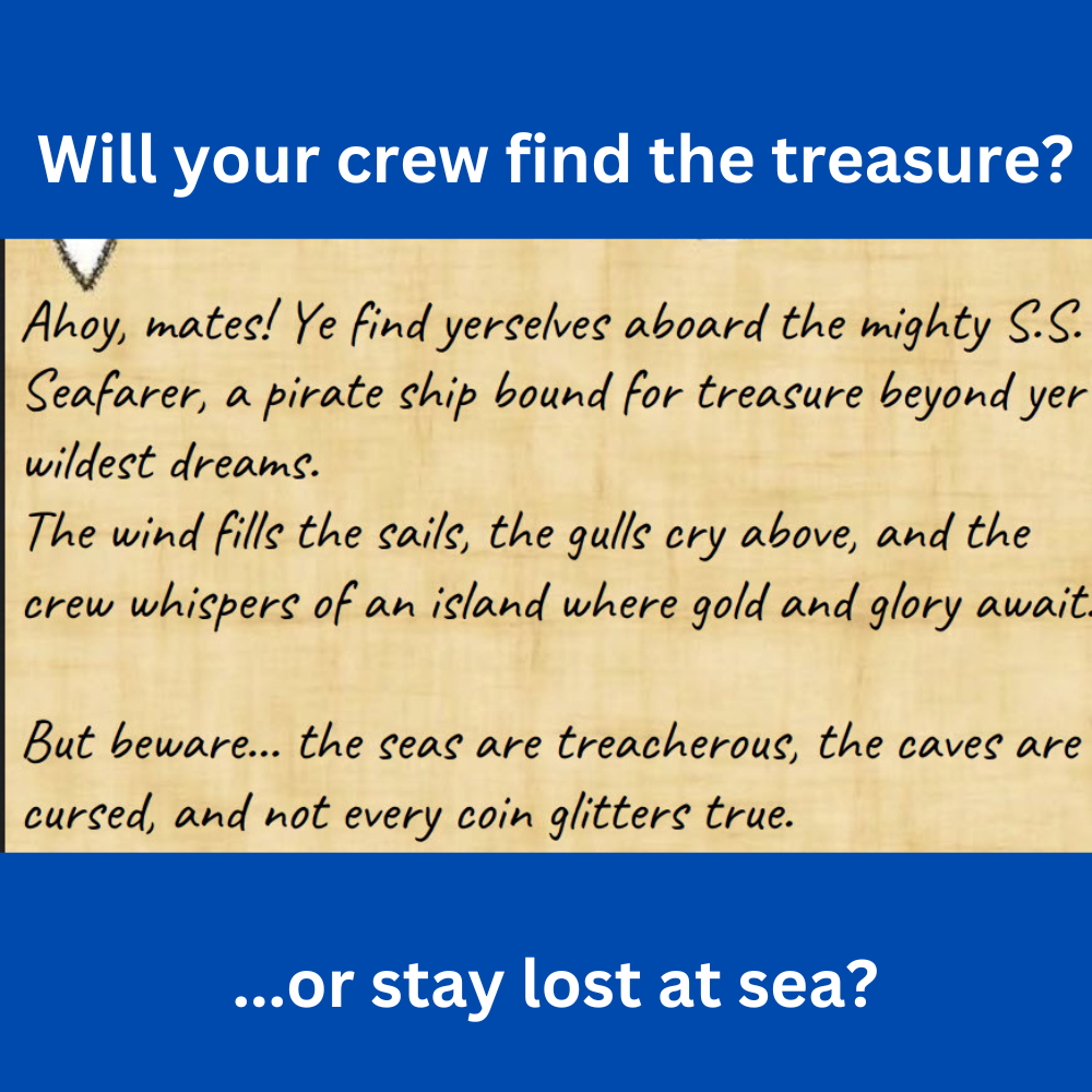 Lost at Sea: Pirate Escape Room for PowerPoint and Google Slides