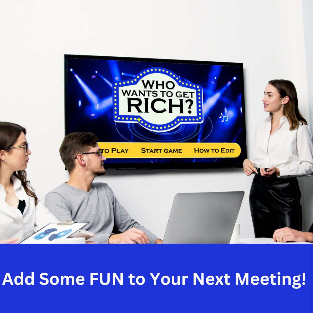 Who Wants to Get RICH?: Millionaire-Style PowerPoint Template