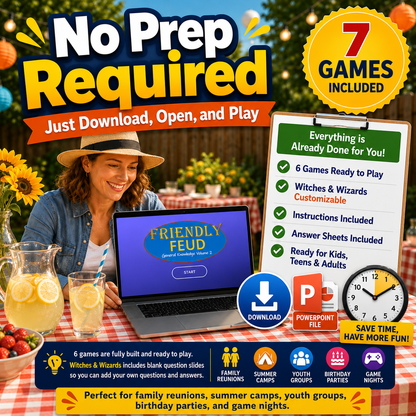 No prep required - download open and play