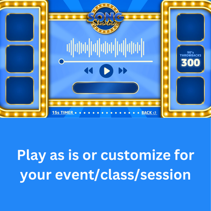 Song Showdown: Guess the Song Music Game for PowerPoint (2 Versions Included)