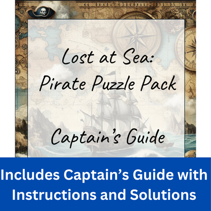Lost at Sea: Pirate Escape Room for PowerPoint and Google Slides