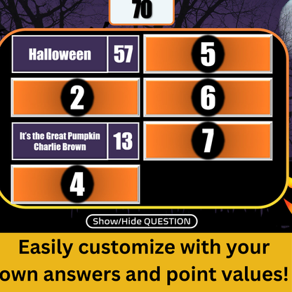 Halloween Feud - DIY Version