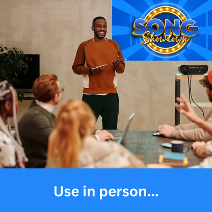 Song Showdown: Guess the Song Music Game for PowerPoint (2 Versions Included)