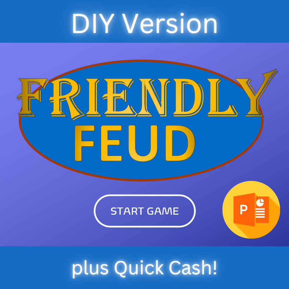 Friendly Feud DIY PowerPoint game template – Family Feud style game for classrooms and training
