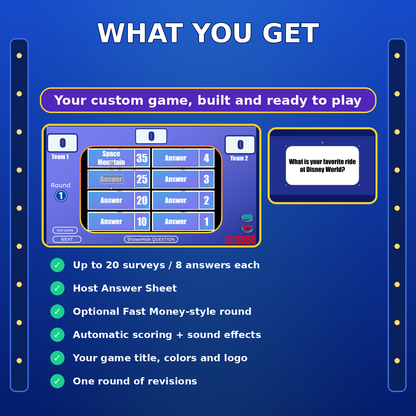 Custom Feud Game: Built With YOUR Questions
